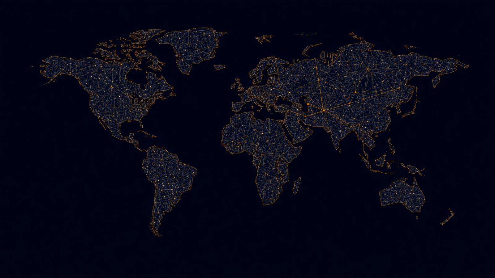 Global operations map